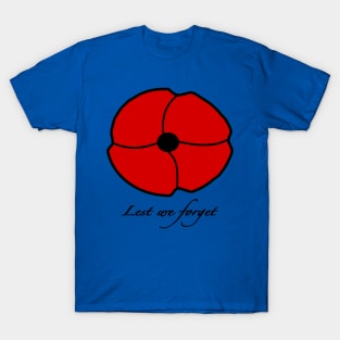 Lest we forget T-Shirt